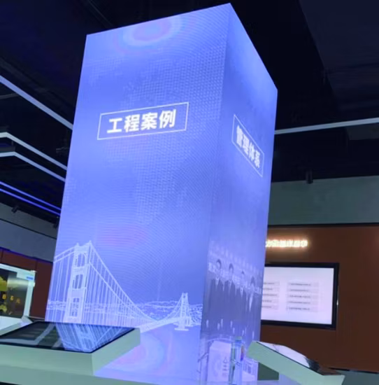 Front Service P3.91 Indoor Fixed Square Pillar Cube Video Wall LED Screen Display