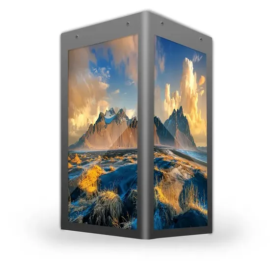 Front Service P3.91 Indoor Fixed Square Pillar Cube Video Wall LED Screen Display