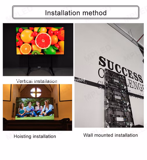 Fine Pixel Pitch LED Display P1.25 P1.5 P1.6 P1.875 P2 P2.5 High Quality HD Ultra Thin Background Indoor LED Display Screen