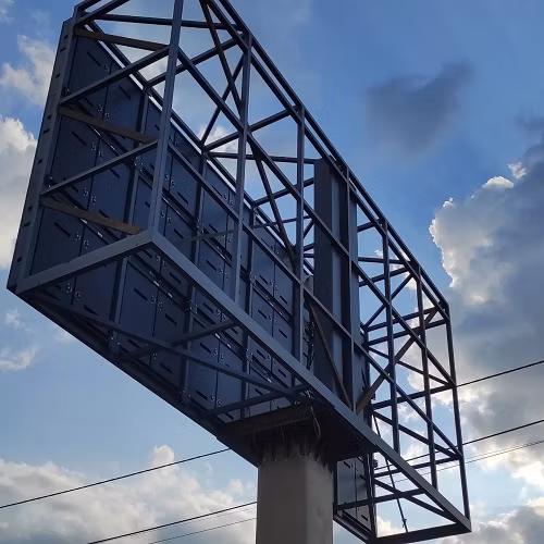 Turnkey High Brightness Outdoor Advertising P10 Fixed LED Display 960 X 960mm