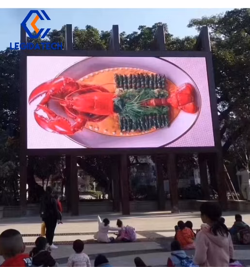 Energy Saving Full Color Outdoor Fixed P10 LED Display for Advertising