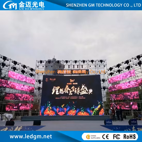 Outdoor Full Color Curve P3.91 P4.81 Rental LED Display for Advertising Panel Screen (500*500mm)
