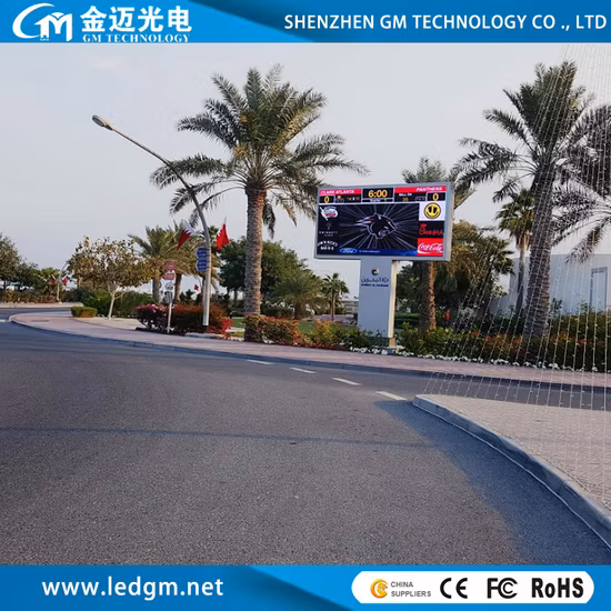 P16 P10 P8 P6 P5 High Brightness Full Color Advertising Front Service Outdoor Fixed LED Display for Wall Mounting